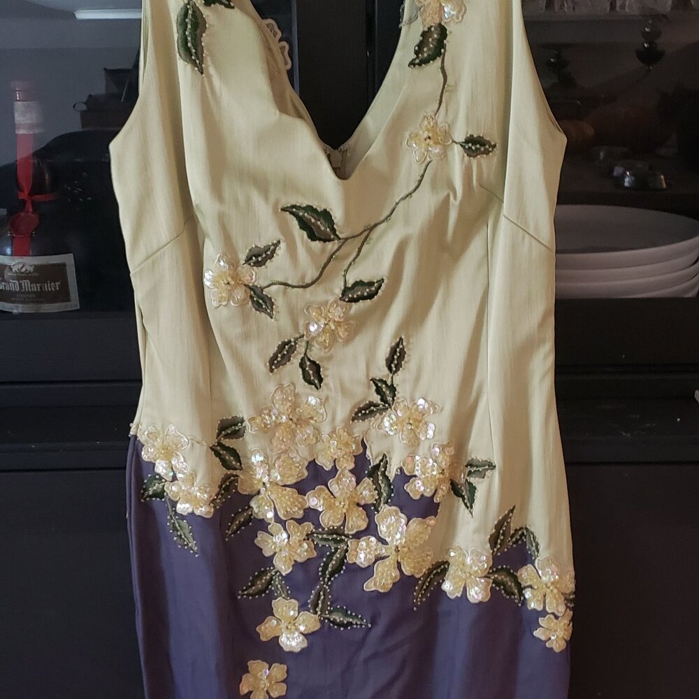 Evening flower dress